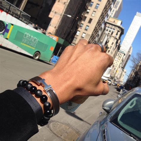 hermes h bracelet celebrity|hermes h bracelet men.